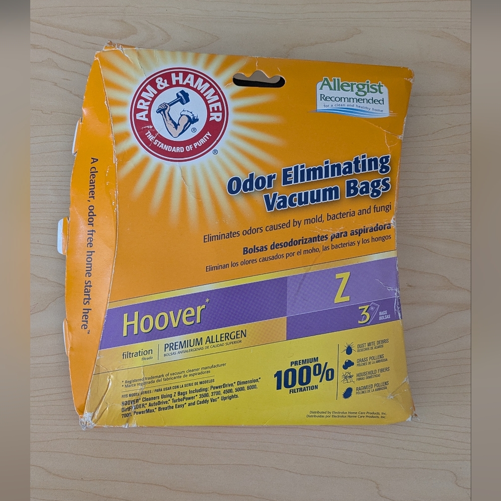 Hoover Z Odor Eliminating Vacuum Bags